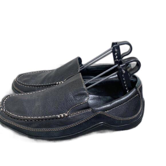 Cole Haan Other - Cole Haan C03557 Tucker Venetian Men Black Driving Leather Slip On Size 8W